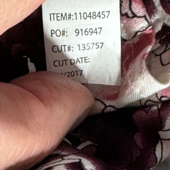 Torrid Floral Print Tab Sleeve Challis Dress Sz 4/4X - Picture 7 of 7